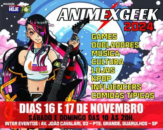 Anime X Geek Festival 2024 banner