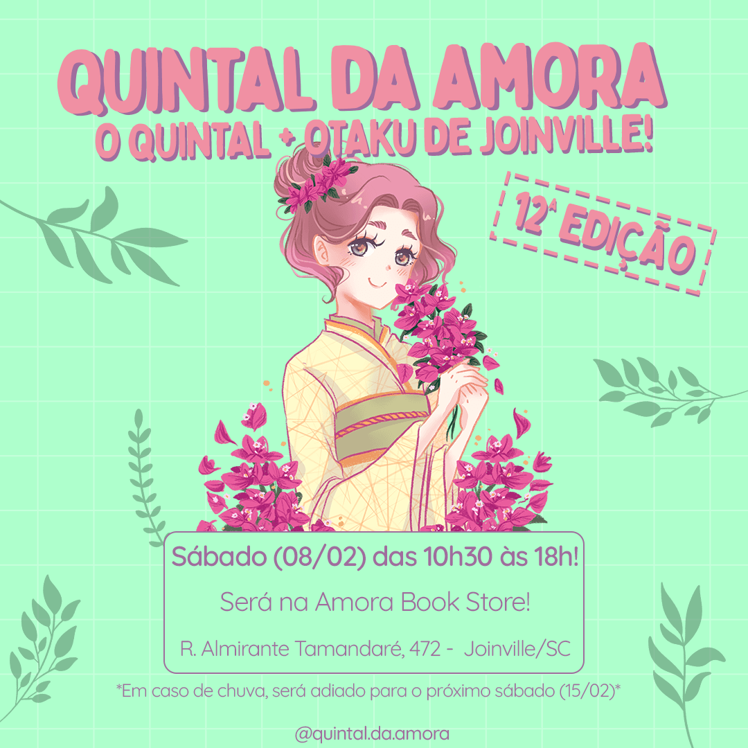 Quintal da Amora 12ª edição banner