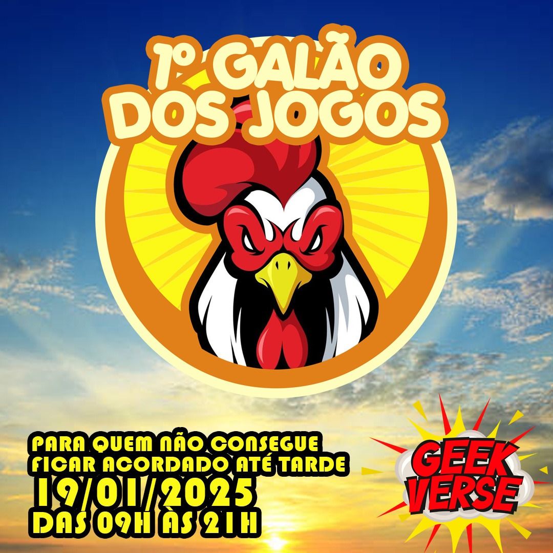 Galão de jogos Geek Verse banner