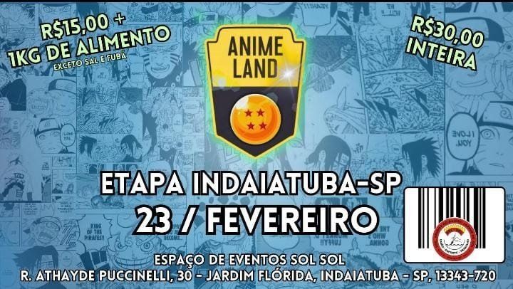 Anime Land indaiatuba banner