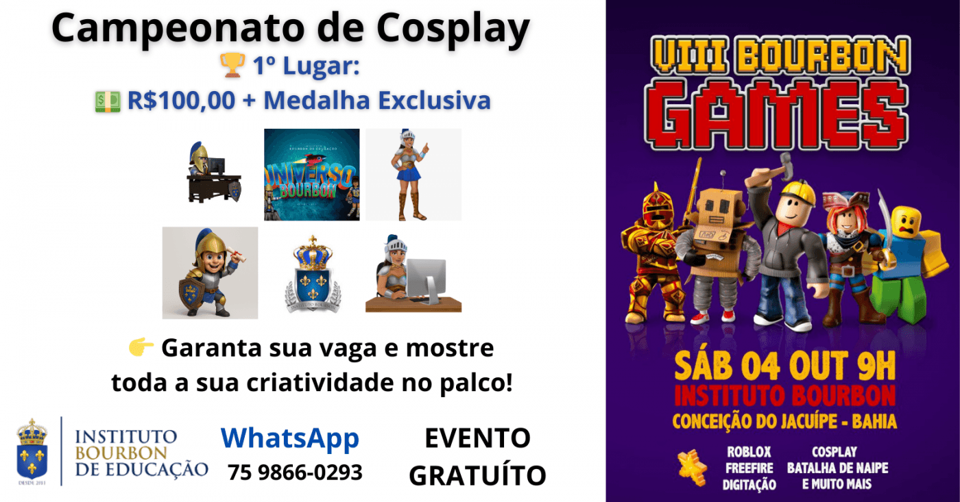 VIII BOURBON GAMES - CAMPEONATO DE COSPLAY banner