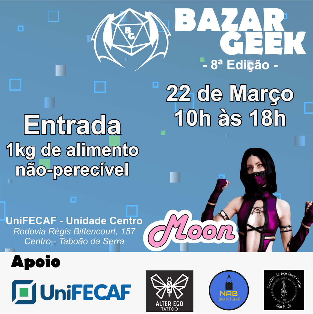 Bazar Geek - 8ª Edição banner