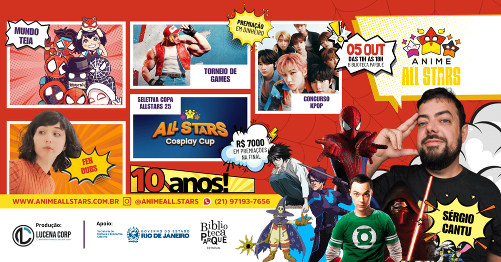 Anime All Stars 6° Edição banner