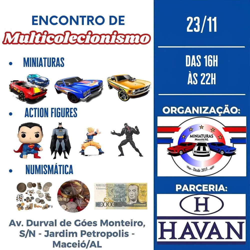 Encontro de Multicolecionismo - Miniaturas Maceió banner