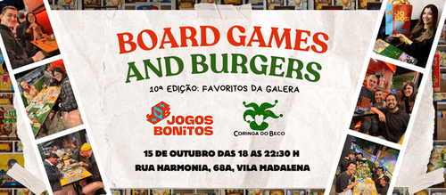 Board Games & Burgers  10ª edição